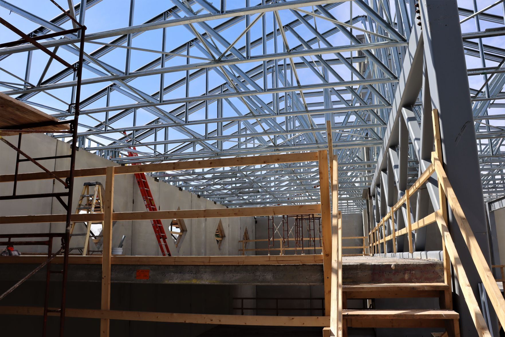 Chippewa Area History Center construction progress